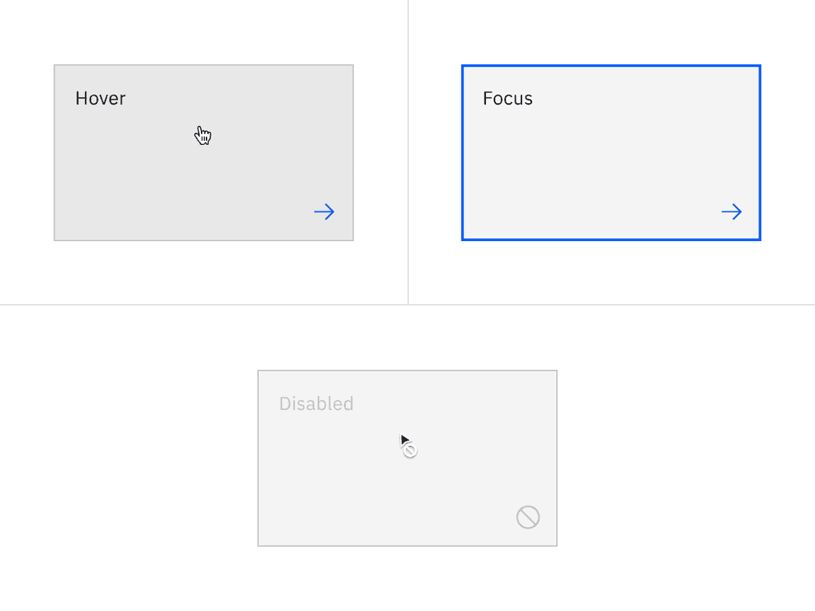 Clickable tile interactive color with the feature flag enabled