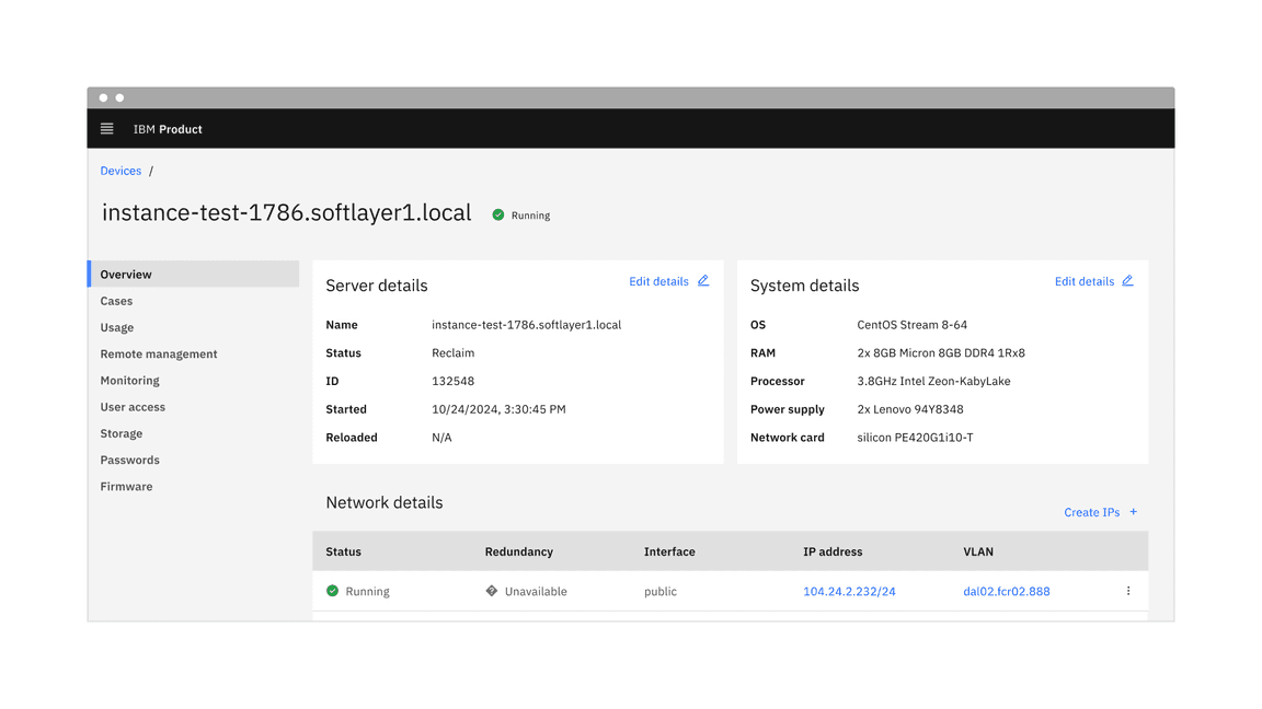 Ghost button in the context of a product UI.