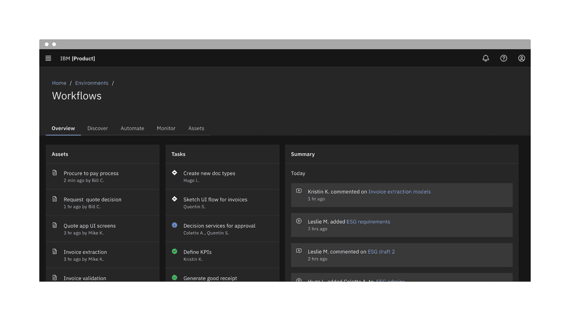 Example of line tabs using auto-width alignment