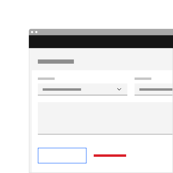 Do not use tertiary and danger ghost buttons together.