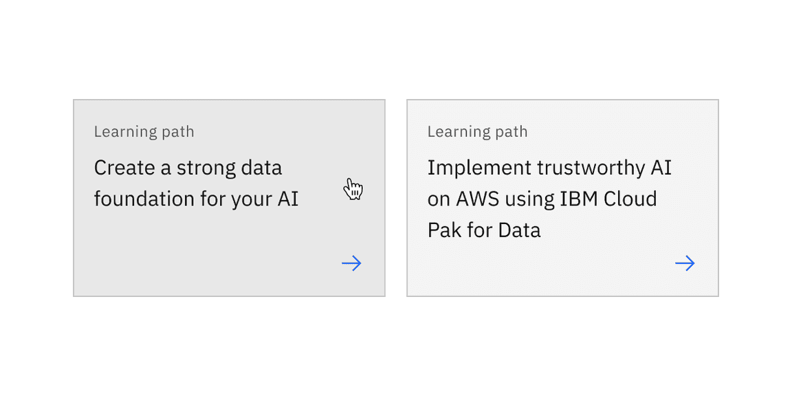 Clickable tile with the feature flag enabled